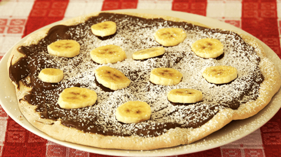 Delicious Nutella Banana Pizza Recipe Vincenzo's Plate Hardcore