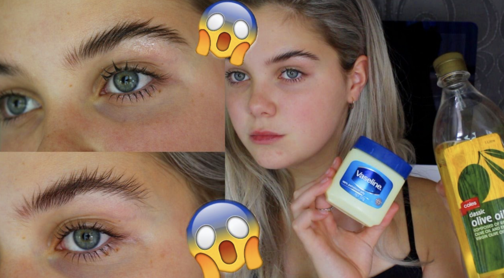 How to Grow Your Brows and Lashes in ONE DAY with Olive Oil Hardcore