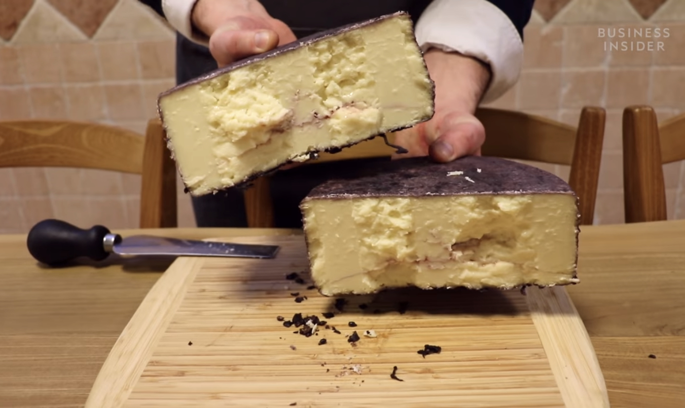 This Italian Cheese Factory Makes WineSoaked Cheese 🧀🍷 Hardcore Italians